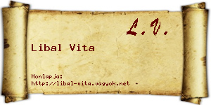 Libal Vita névjegykártya