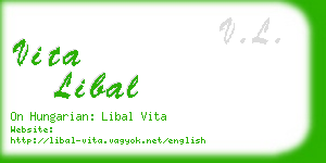 vita libal business card